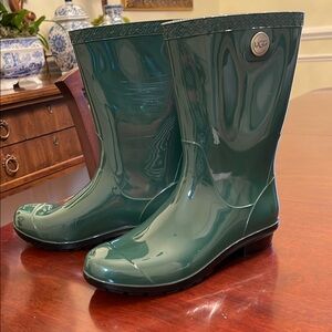 UGG Green Rain Boots